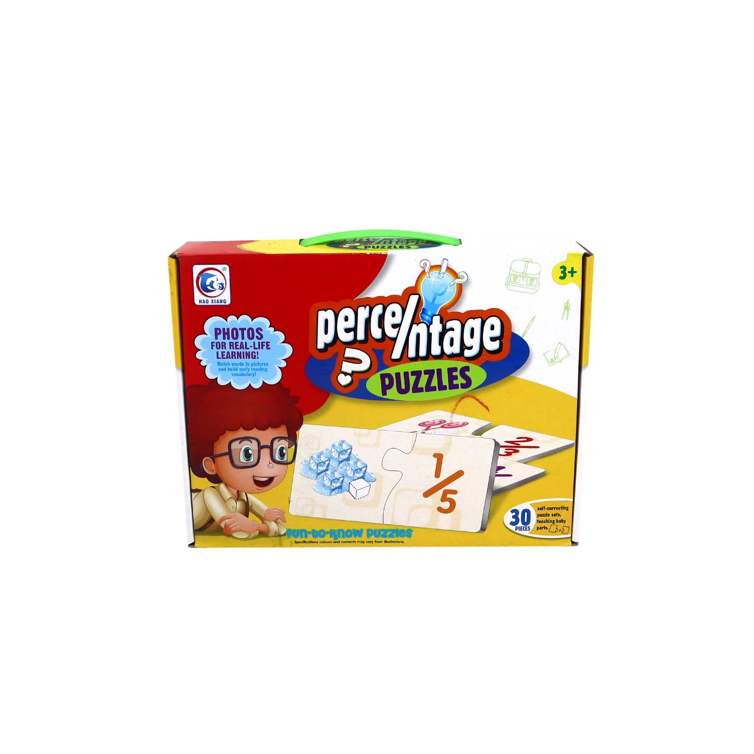 DIDACTICO ROMPECABEZA  30 PIEZAS PERCENTAGE REF.2096A