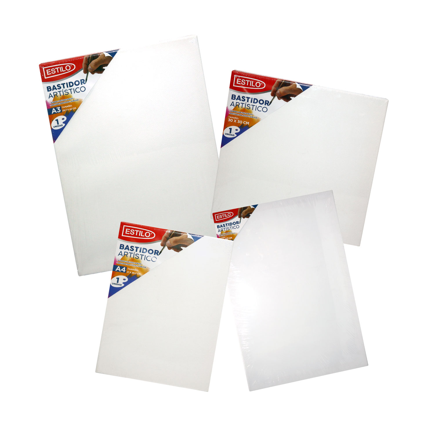 BASTIDOR ESTILO SENCILLO DISPONIBLE EN MEDIDAS A3,A4,30X30CM,40X60CM