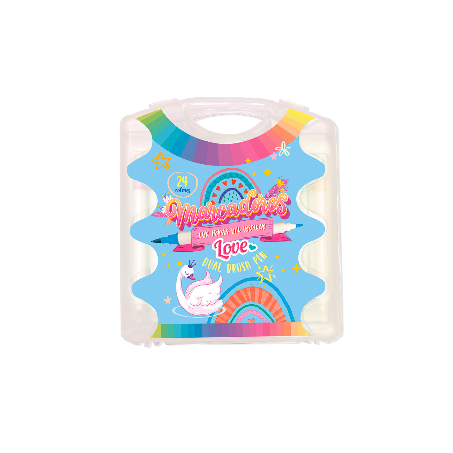 MARCADOR LOVE LETTERING 24 COLORES EN CAJA SAP 42623
