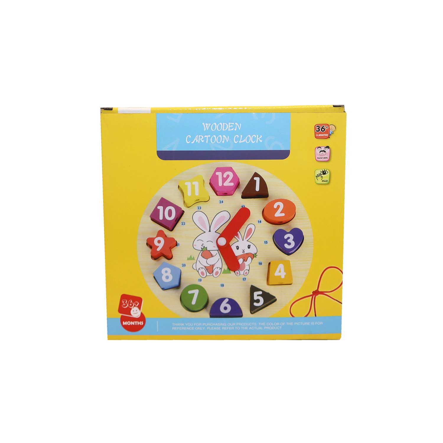 DIDACTICO RELOJ ENCAJE MADERA ST647